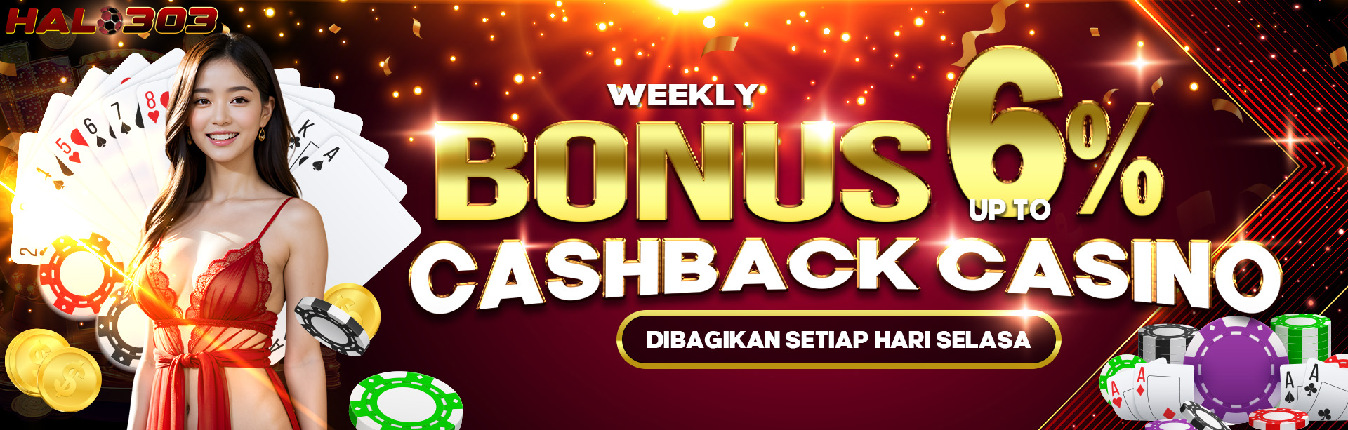 BONUS CASHBACK CASINO UP TO 6%