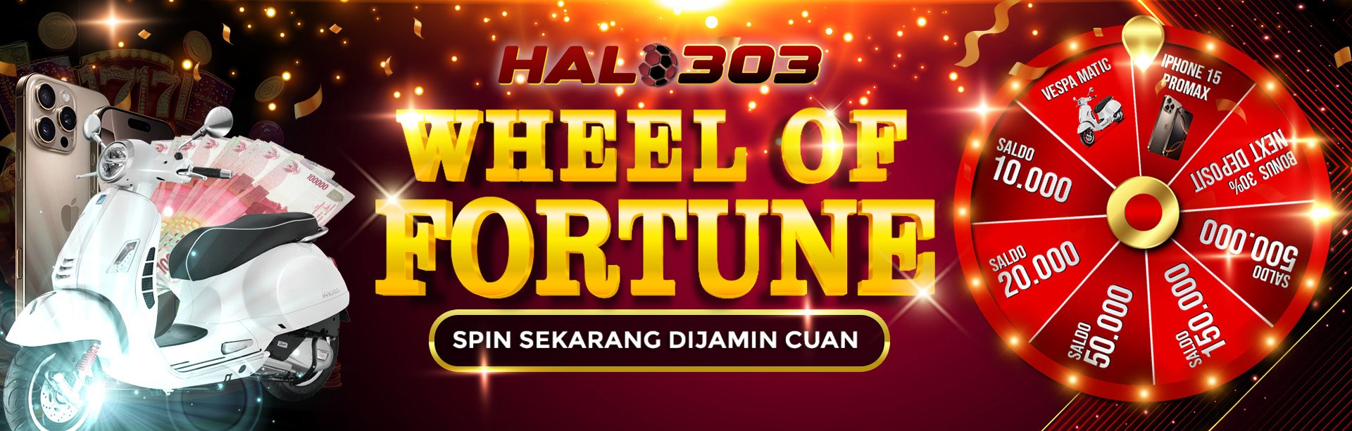 WHEEL OF FORTUNE HALO303