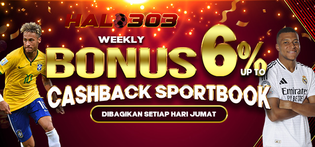 BONUS CASHBACK SPORTBOOK UP TO 6%