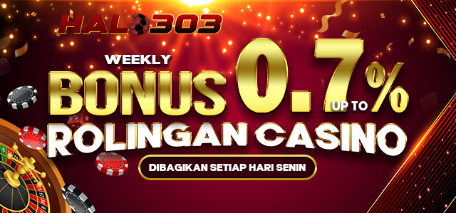 BONUS ROLLINGAN CASINO UP TO 0,7%