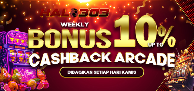 BONUS CASHBACK ARCADE UP TO 10%