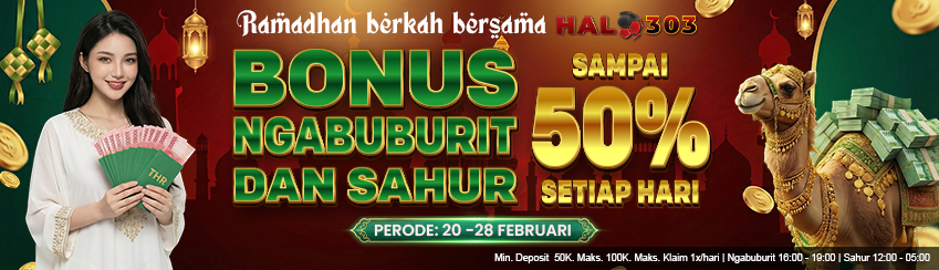 BONUS SPECIAL NGABUBURIT BERSAMA HALO303