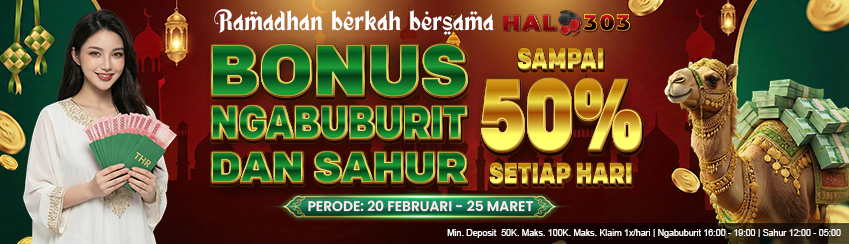 BONUS SPECIAL NGABUBURIT BERSAMA HALO303