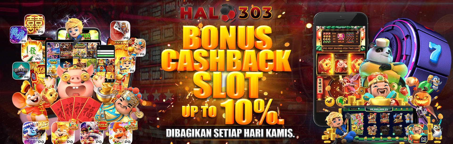 BONUS CASHBACK SLOT UP TO 10%