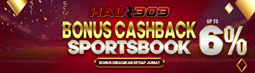BONUS CASHBACK SPORTBOOK UP TO 6%