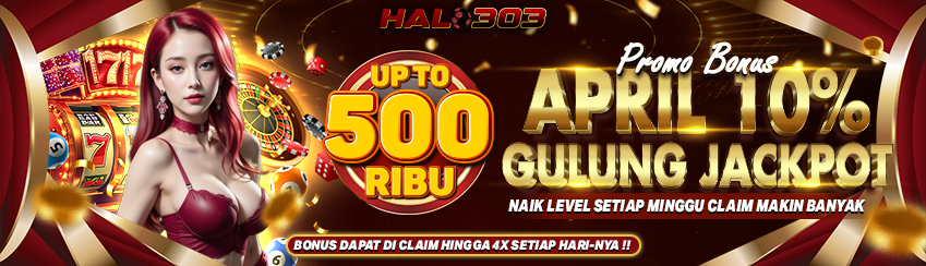 BONUS APRIL GULUNG JACKPOT 10%