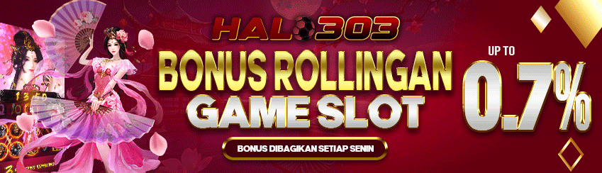 BONUS ROLLINGAN SLOT UP TO 0,7%